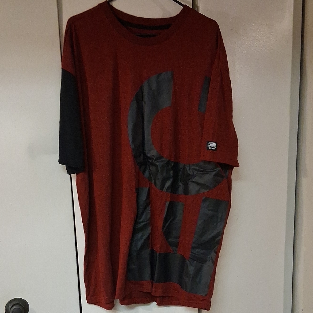 Ecko Unlimited Red and Black Short Sleeve Tees